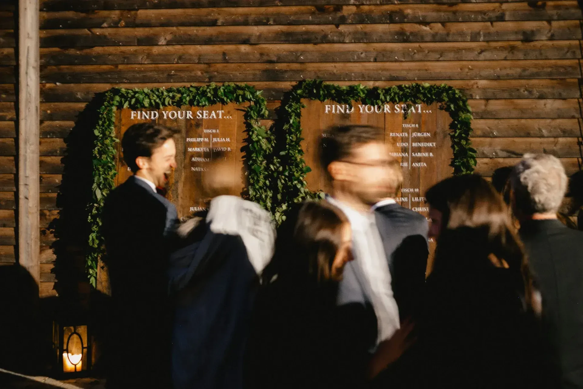 Guests celebrating and dancing on the dance floor
