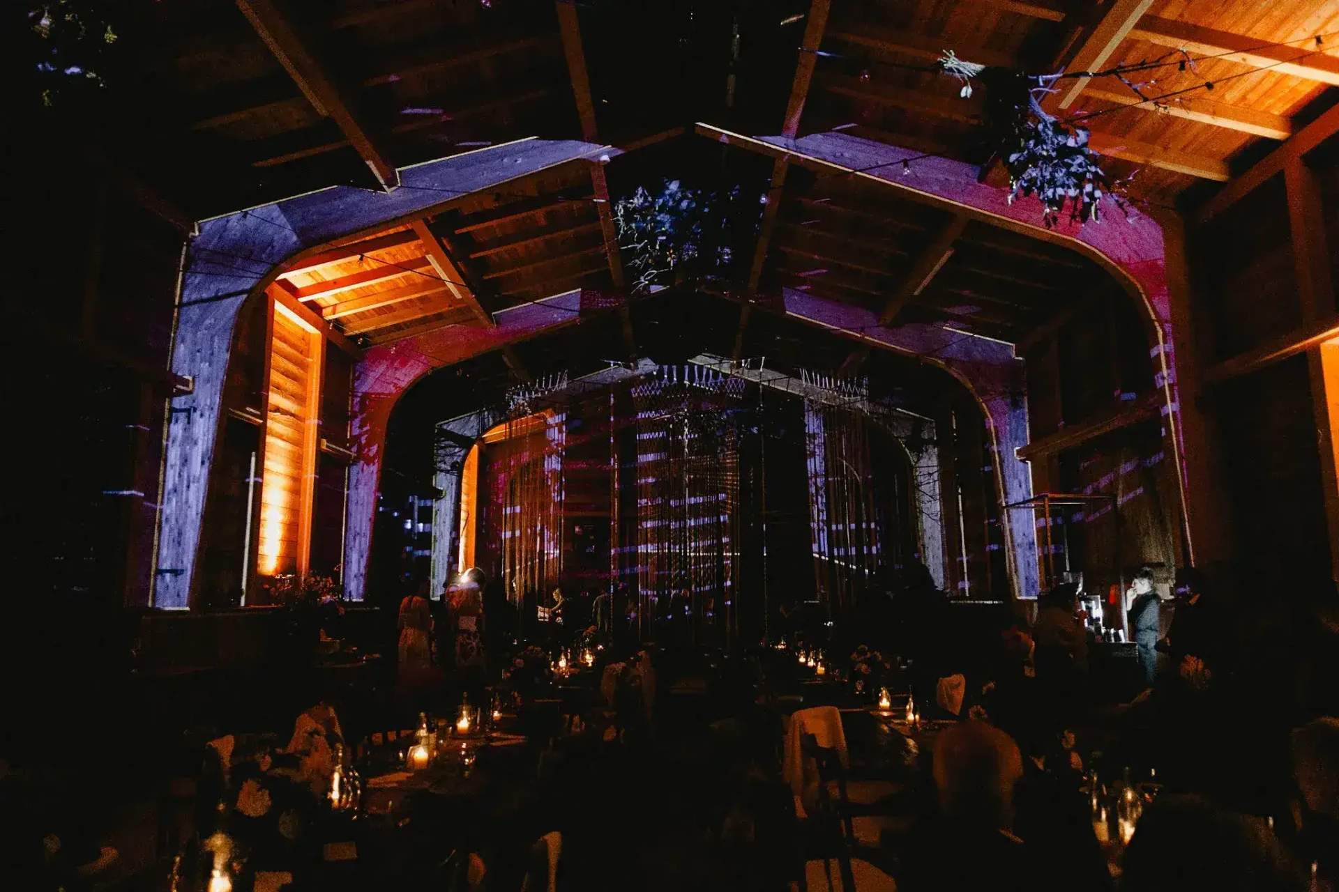 Guests dancing at a wedding party