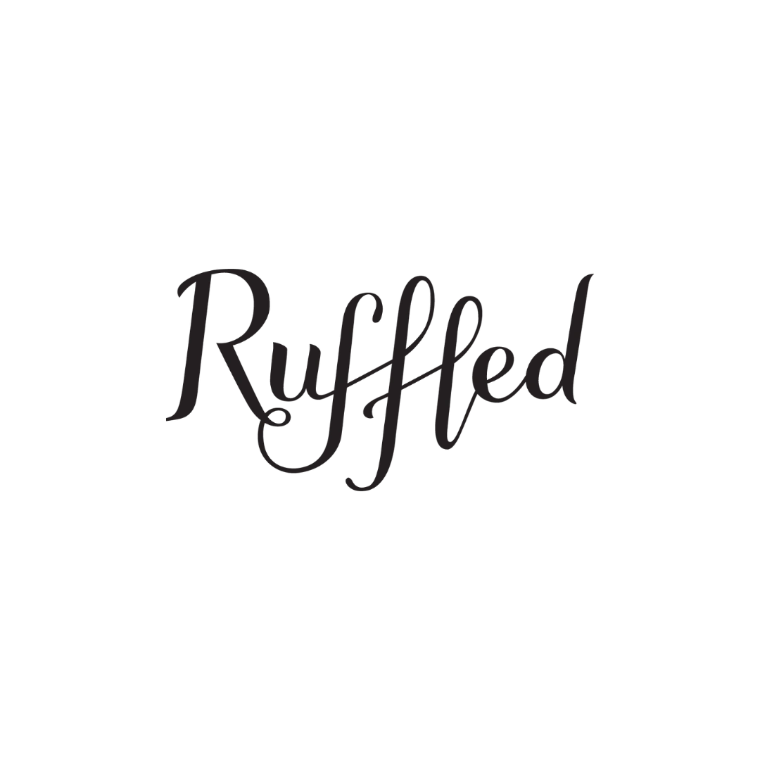Ruffled wedding blog logo