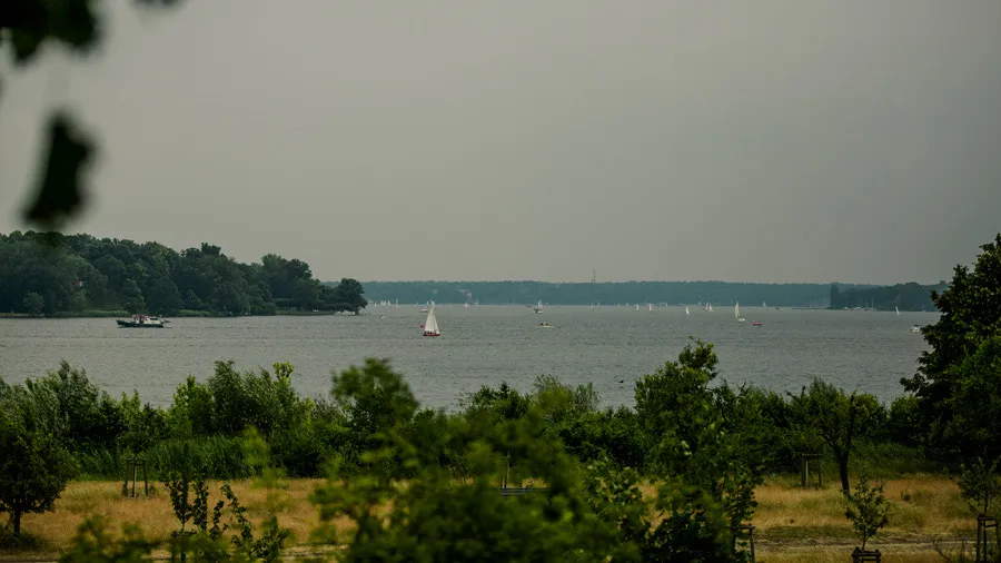 View across the Havel River to the opposite shore